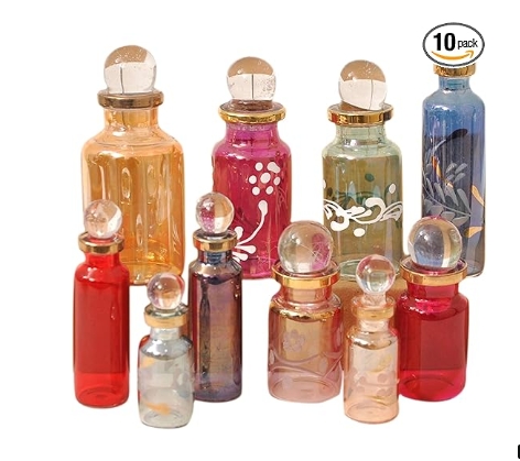 glass perfume or essential oil 2' vials