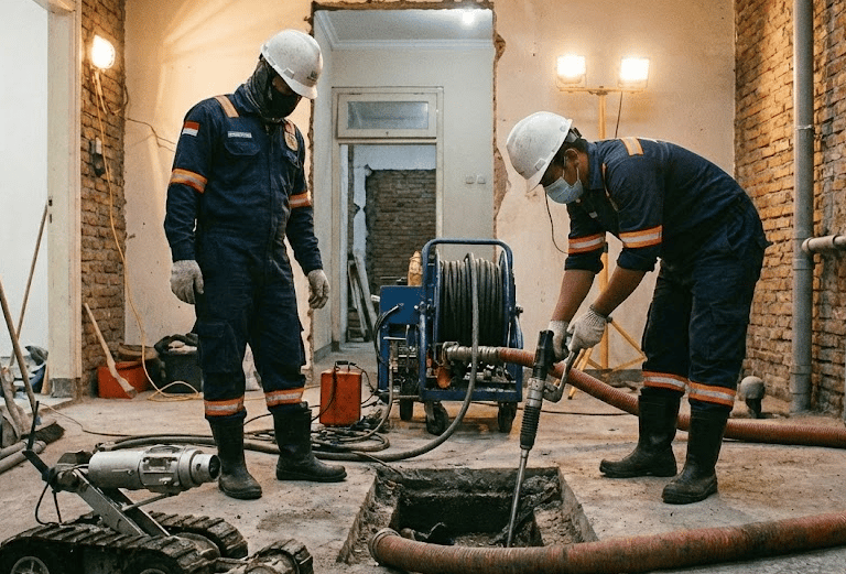 perbaikan saluran mampet bandung