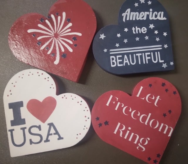 Heart favors, 2026 Fundraising Luncheon, The Stroudsmoor Country UInn, Let Freedom Ring