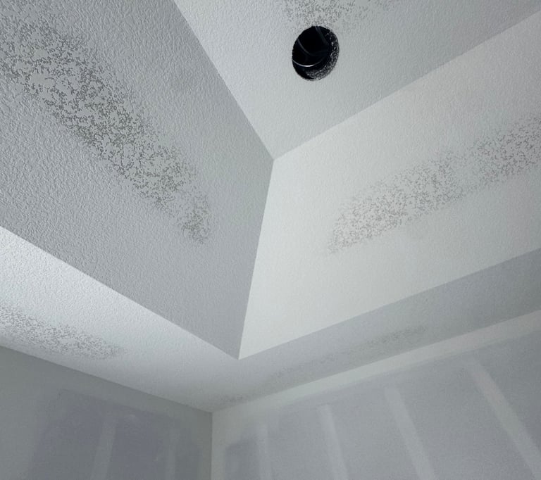 orange peel texture on walls for residential home