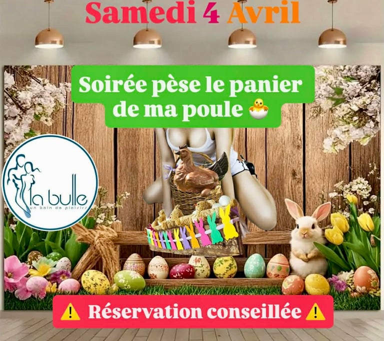La Bulle Sauna soirée de Pâques