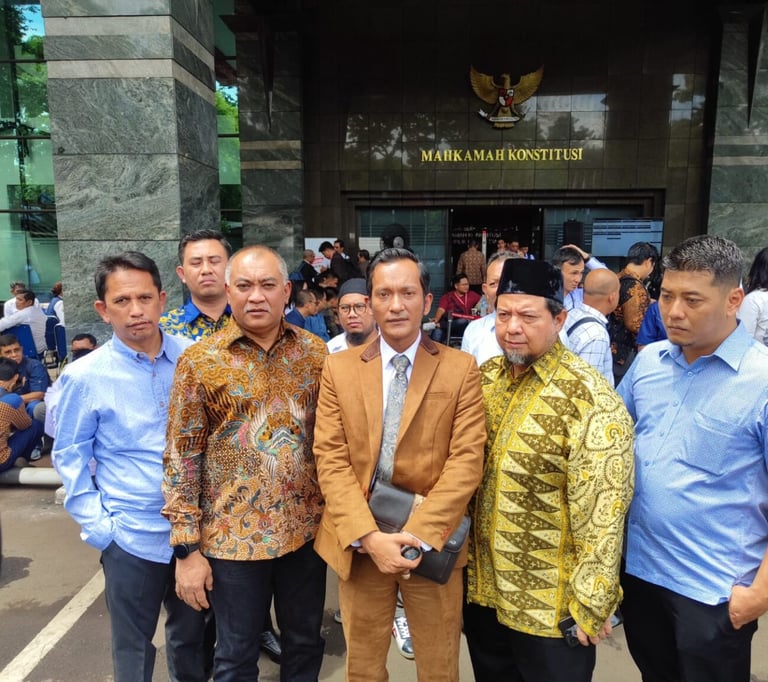 Ketua Tim Kuasa Hukum Paslon nomor urut 1, Salman Alfarisi Simanjuntak