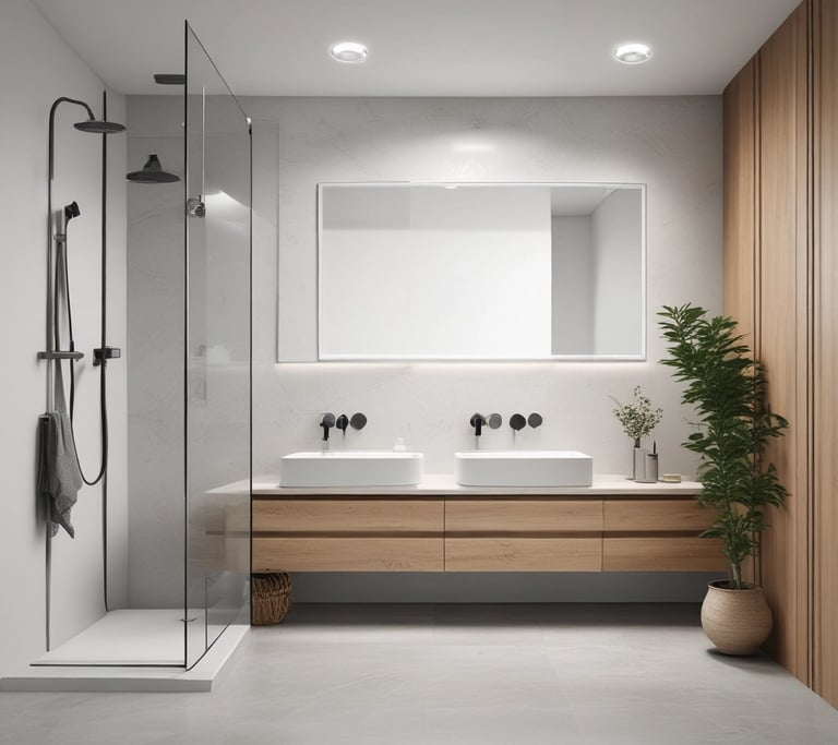 Ontdek badkamers op maat van Craftedspaces. Luxe afwerking.