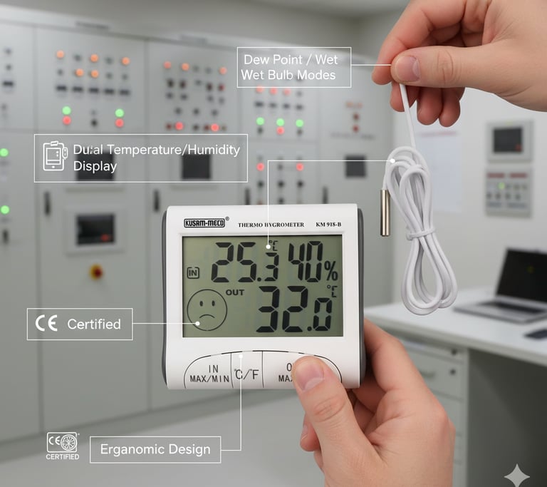 Thermo Hygro Meter-KM918B