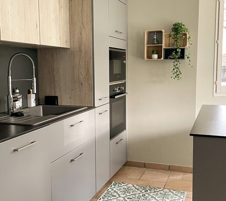 Réalisation d'une cuisine sur mesure à Caen