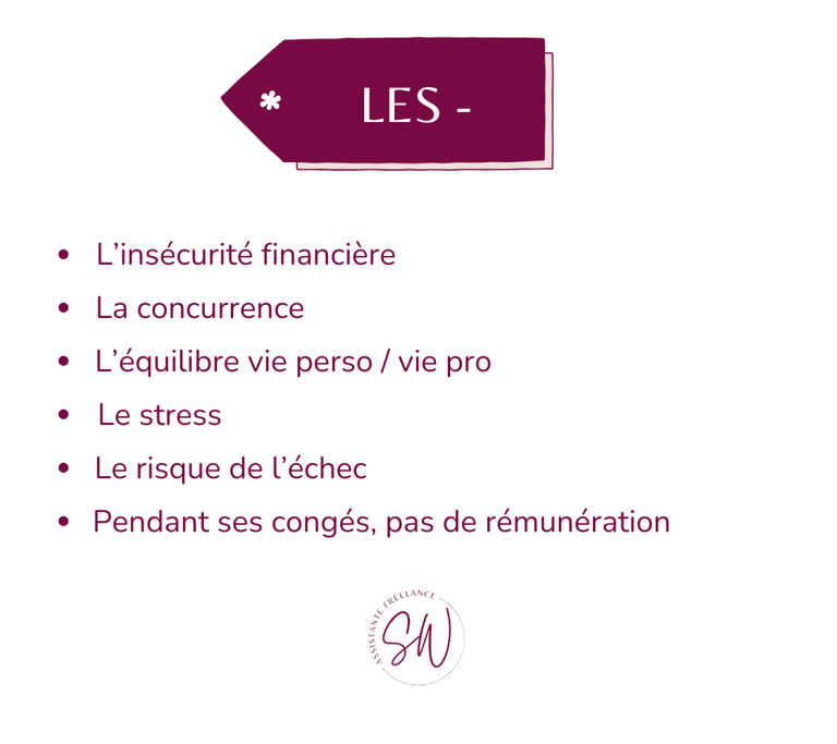 Devenir secrétaire indépendante, les inconvénients