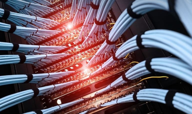 a bunch of wires and connected to a computer
