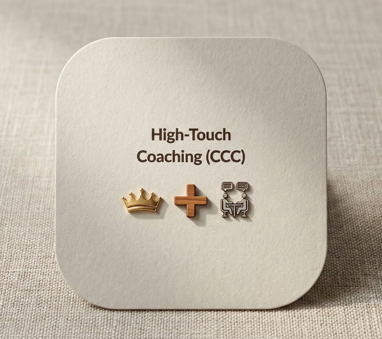 Coach Clarice High Touch Coaching Graphic