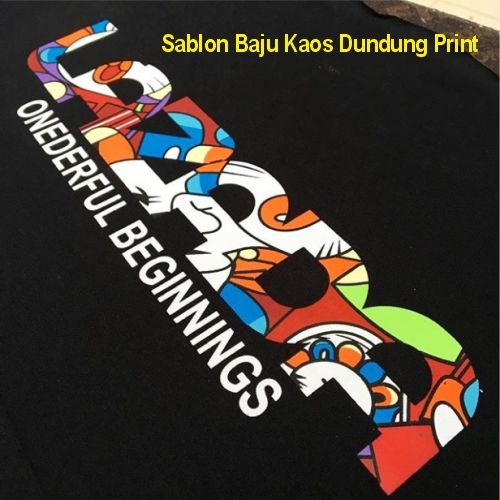 sablon baju kaos dundung print makassar