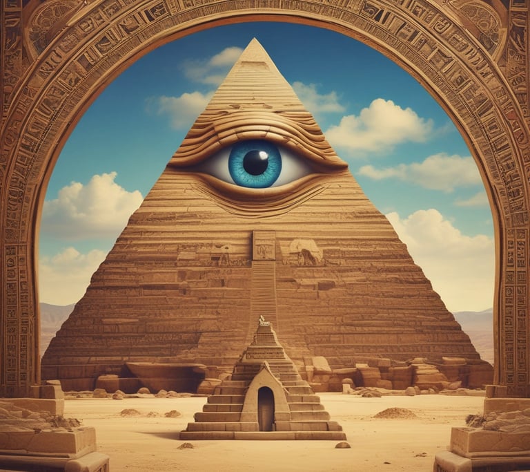 A private investigator examining documents with a magnifying glass.