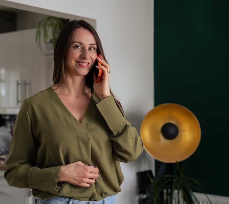 Health coach portrait photograph in Hove