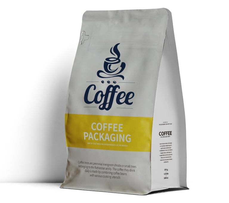 Custom Flat Bottom Coffee Bags Manufacturer