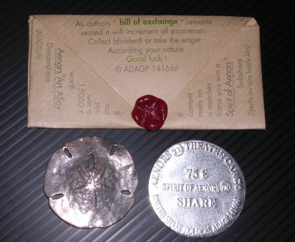 bill of exchange,container of either one of these objects with a ratio of 199/200 of being a sample