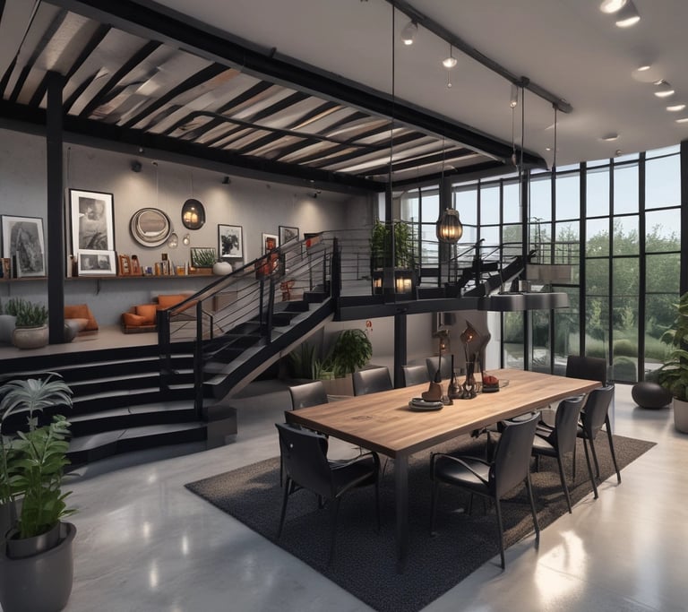 Escaliers Design et Mobilier Industriel