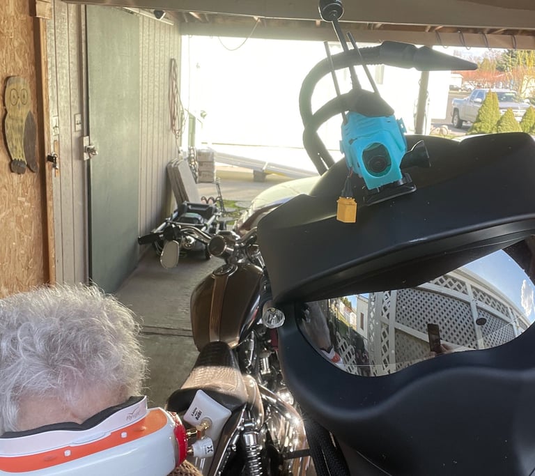 ride live from a safe spot
