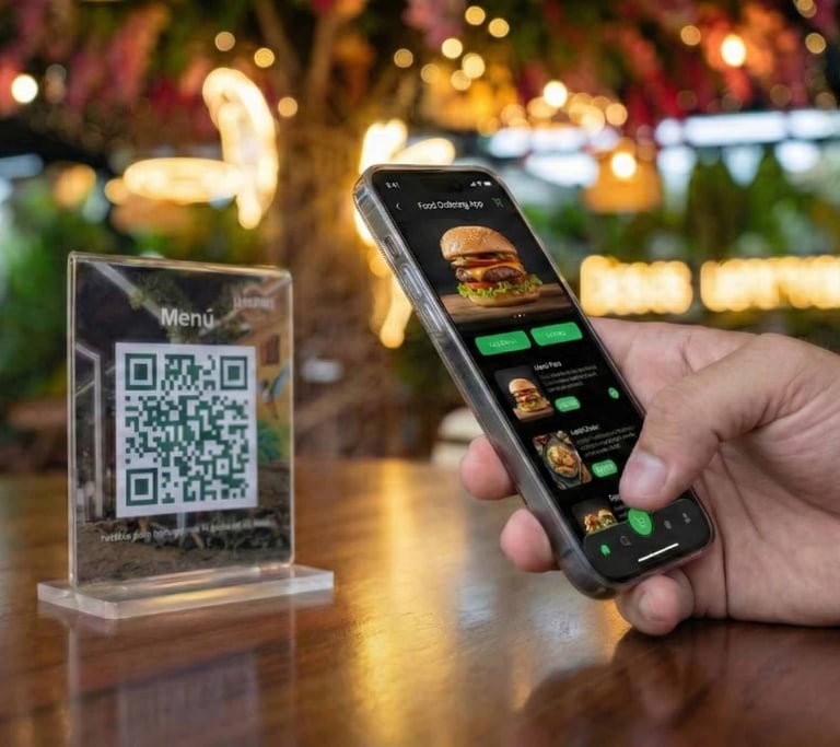Menú Digital QR para Restaurantes - Pedidos Sin Contacto
