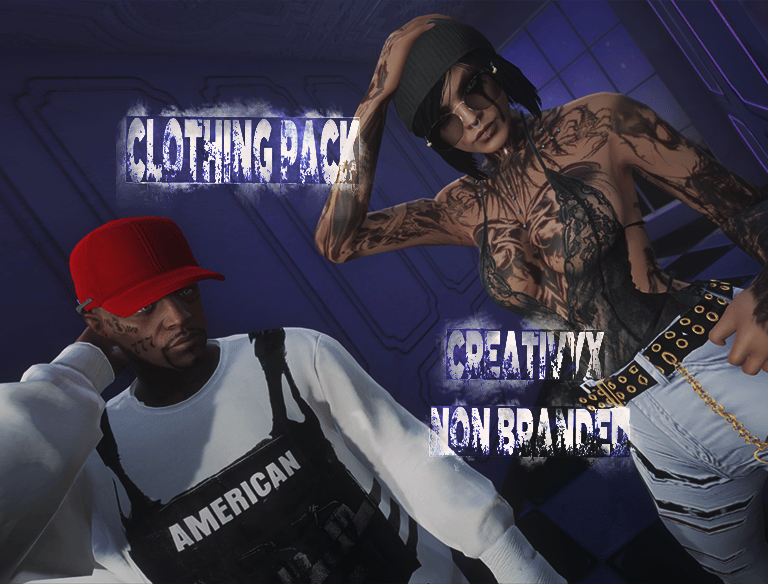 a man in a red hat and a woman in a white shirt