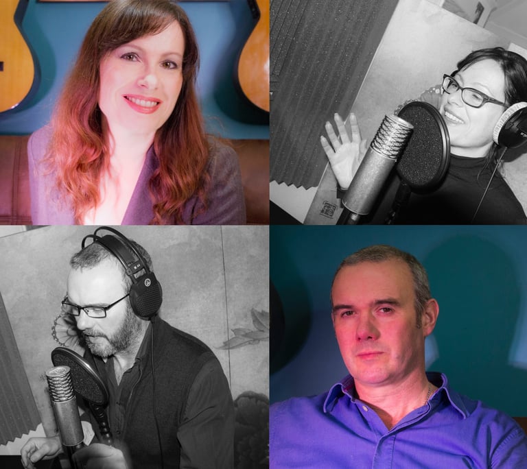 Remote session singing services for solo, duet and choir voices