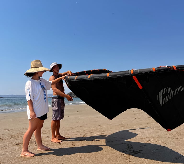 Learning kitesurfing basics