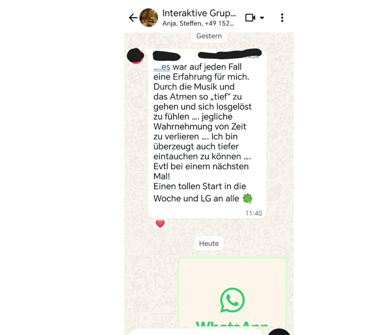 Feedback Gruppenreise