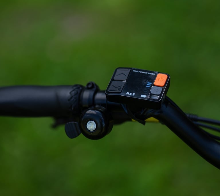 electric bike user interface control panel
