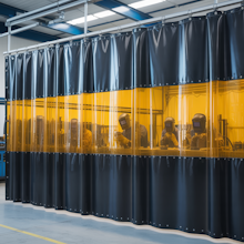 black pvc with bronze welding screen