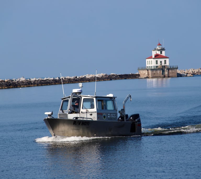 Coast Guard at Oswego Harbor