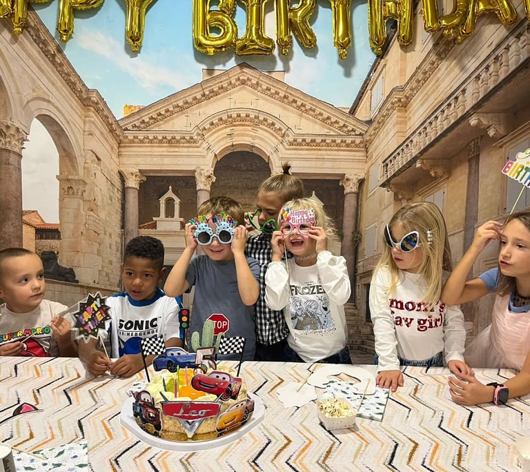 Birthday Celebrations at selfie experience split, near old town and diocletian palace