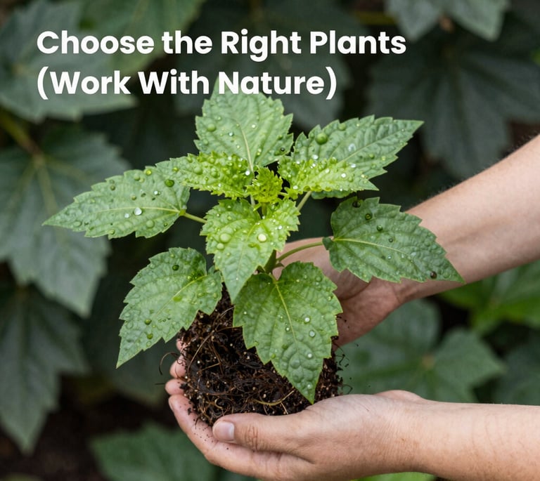 Choose the Right Plants 