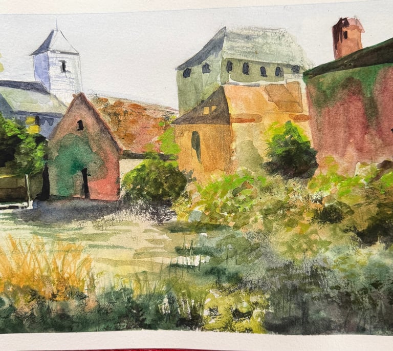 French village to get you in another time. This art evoke the tranquility you will love. 