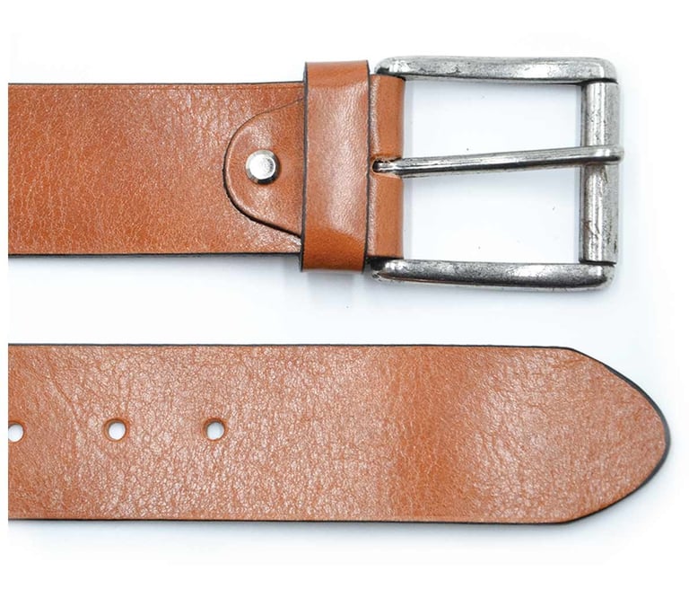 premium leather belt made in Spain