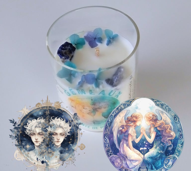 gemini candle color zodiac signs