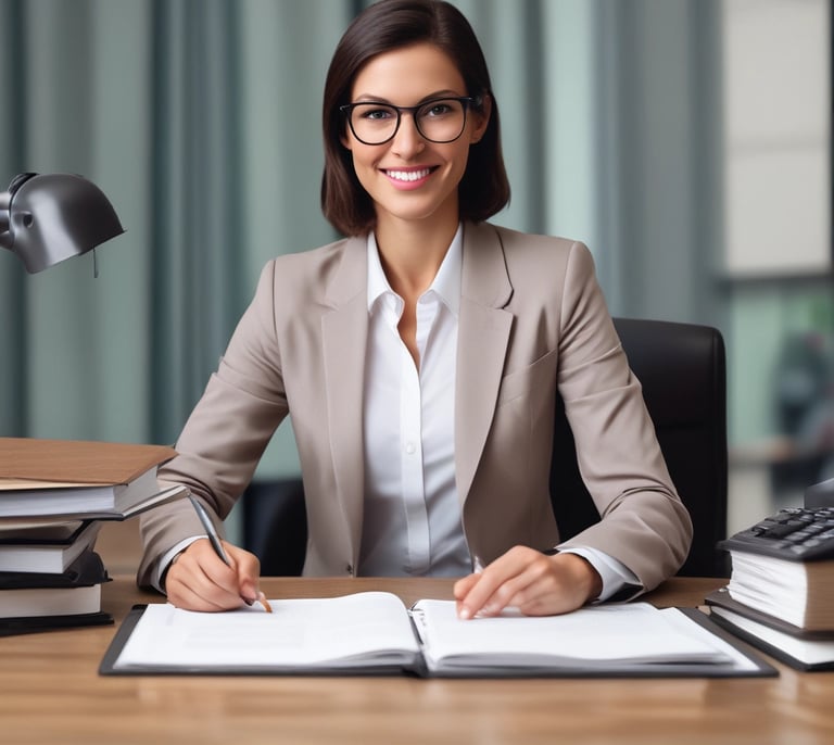 A welcoming legal office reception with friendly staff ready to assist clients.