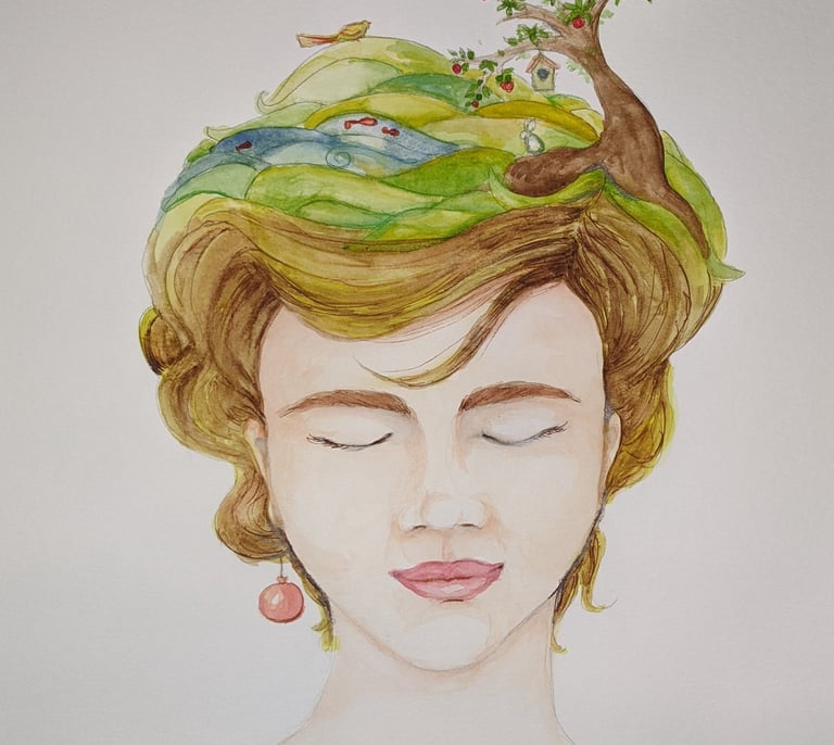 mindfulness | relaxing experience | York, Ontario | cyan myna