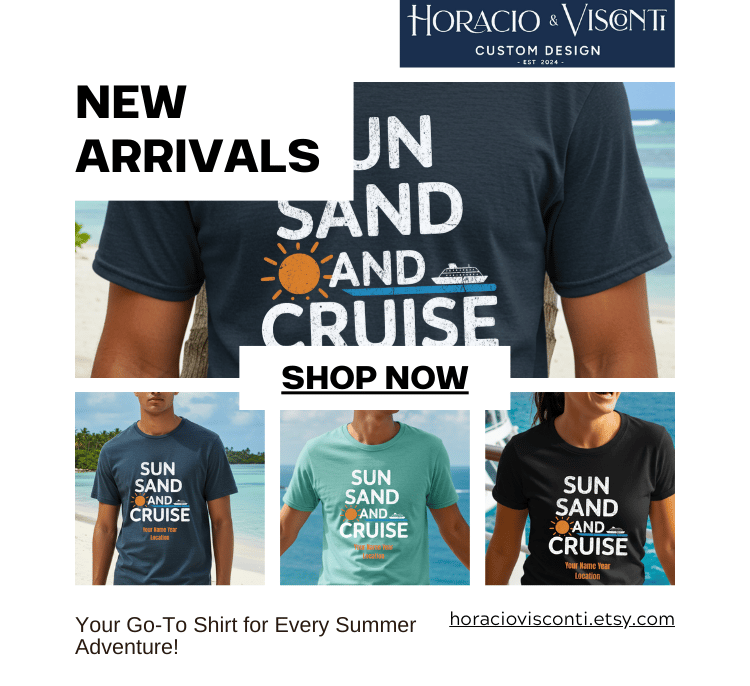 Personalized beach t-shirt for family vacations