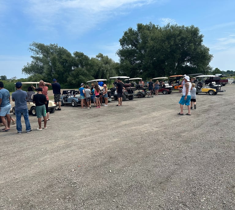 Rv camping Lake Erie