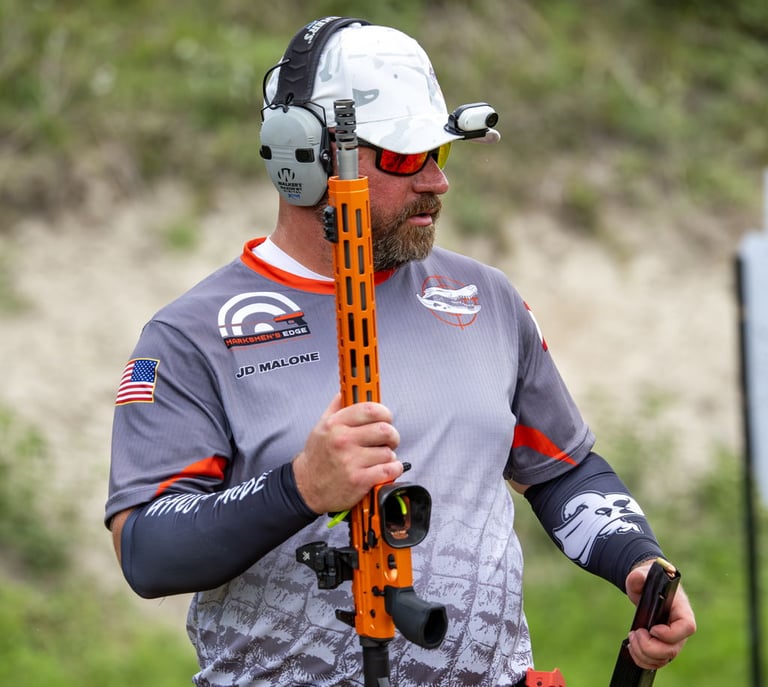 JD Malone at USPSA match