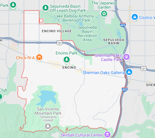 Encino, CA - service area