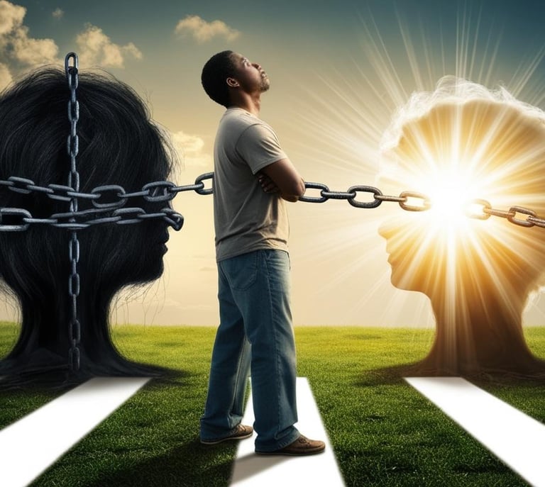 un hombre pensativo está reflexionando s