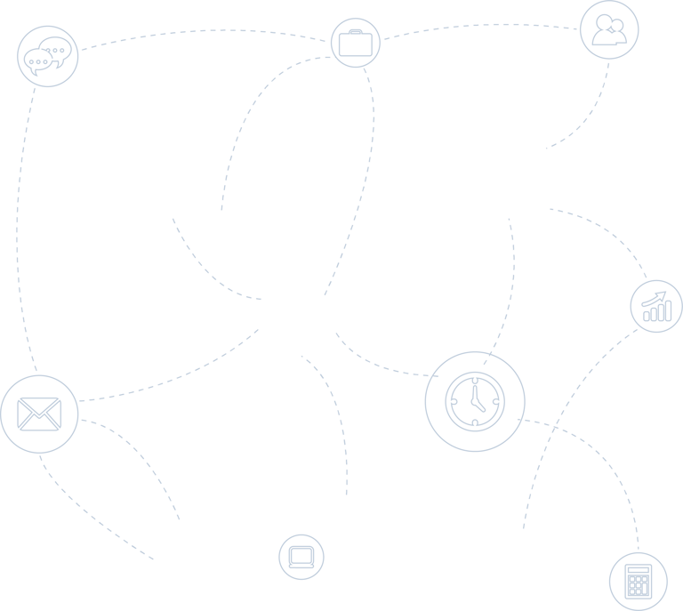 Öznur Proje firmasının web sitesinde ki iletişim menüsünde yer alan grafikler.