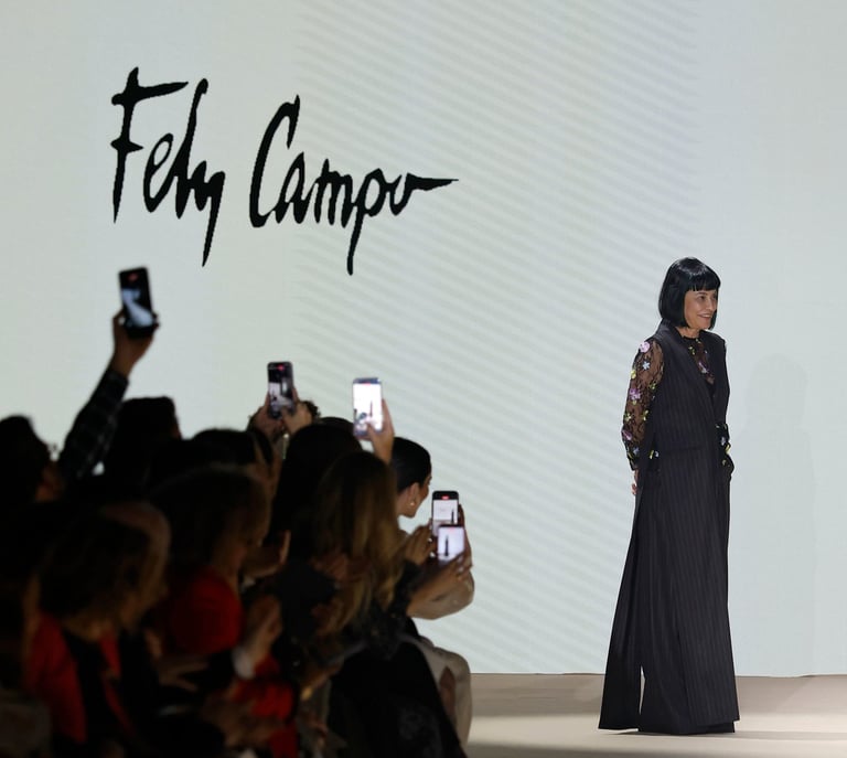 En el marco de la Mercedes-Benz Fashion Week Madrid, la diseñadora Fely Campo ha vuelto a demostrar 