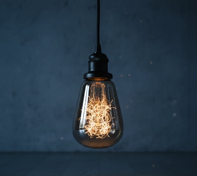 Is a flickering light bulb dangerous black bulb