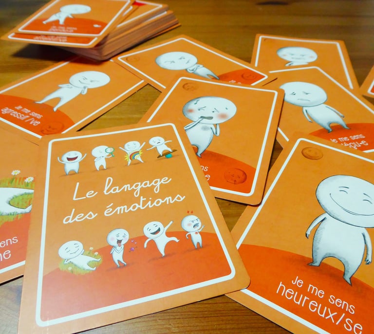 jeux de cartes le langage des émotions de la FCPPF