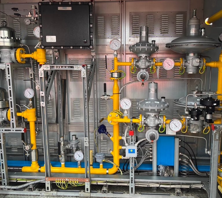 a large industrial style industrial style industrial style gas station