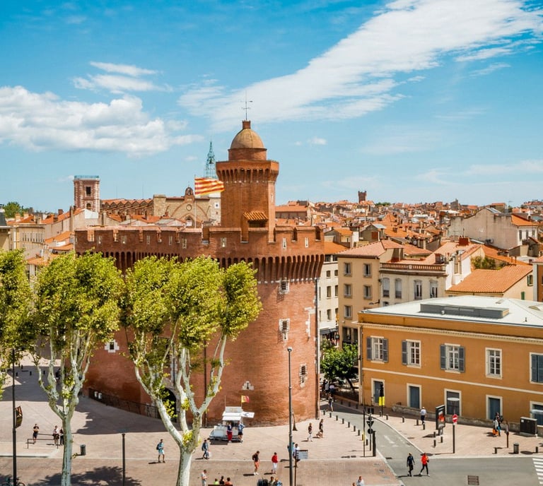 Image du Castillet à Perpignan