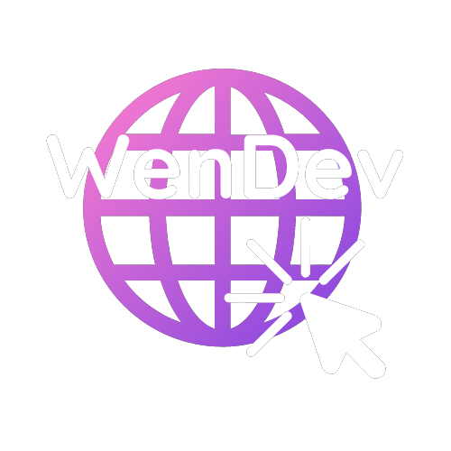 Logo de WenDev, l'entreprise de création de sites internet de Wendy Baqué