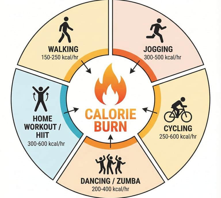 Calories burning algorithm