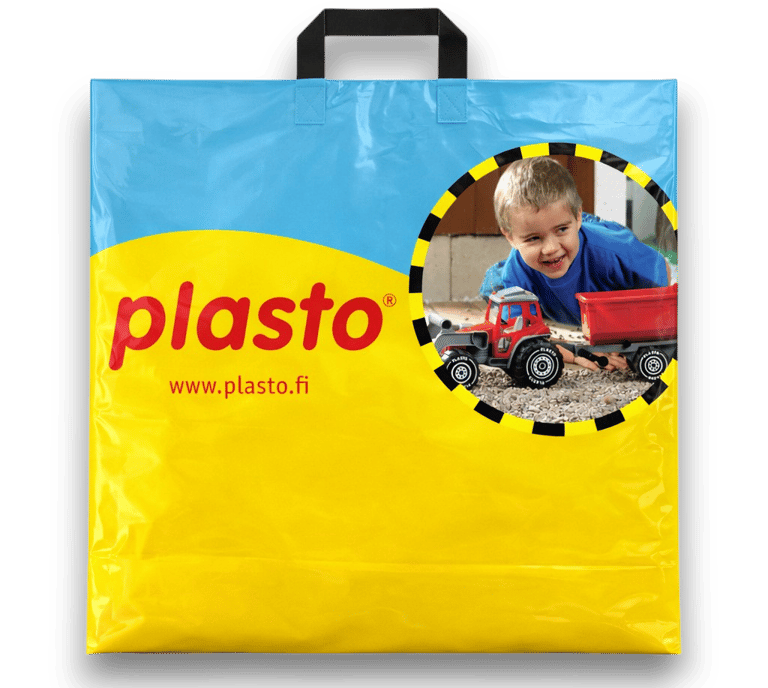 Sangallinen muovikassi