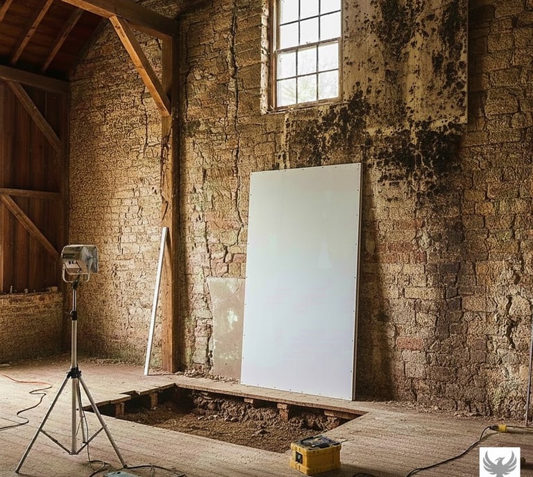 Grange intérieure à restaurer par P.S.Immo