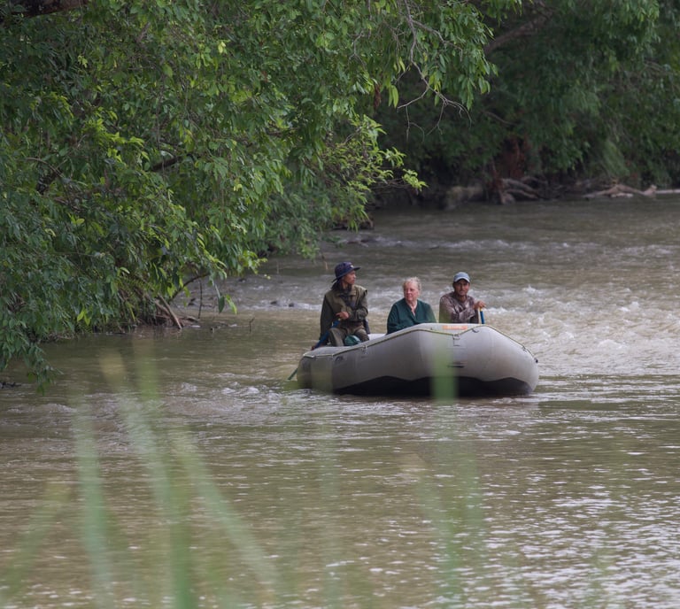floating on bardiya river